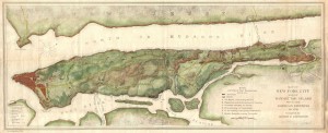 1878 Bien and Johnson Map of New York City (Manhattan Island) During the Revolutionary War - Geographicus - NewYorkCity-johnsonbien-1878