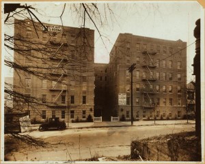 Commodore Perry apartment building, 1929